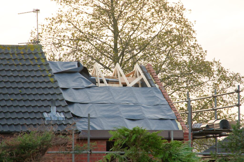 Storm damage repair