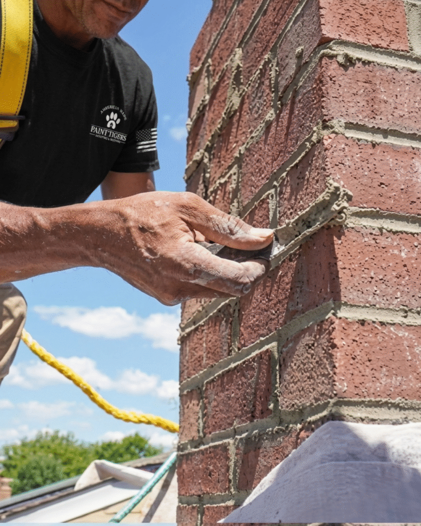 crumbling mortar repair