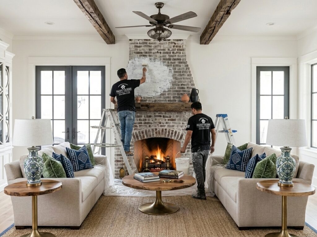 Limewash Fireplace Services